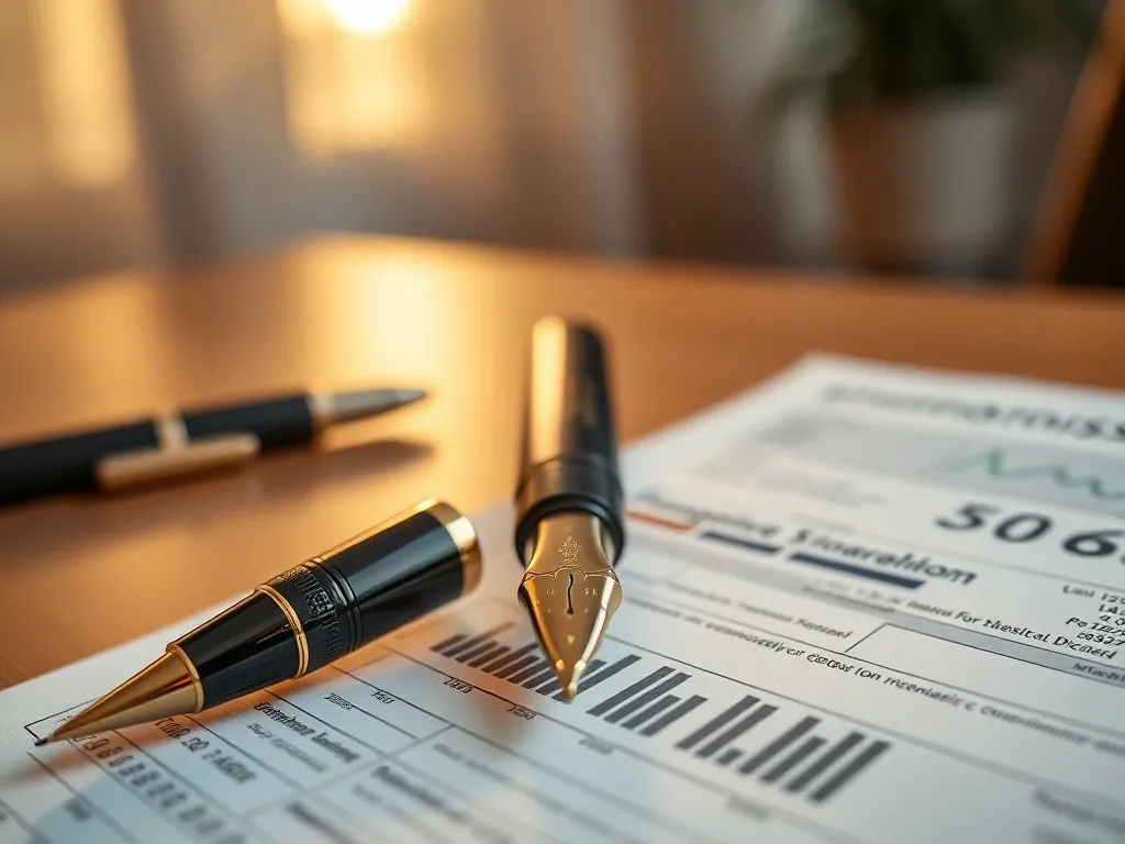 Professional close-up of a high-end fountain pen resting on